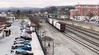 Norfolk Southern Railroad Local Freight to Hollidaysburg passes through Altoona Pennsylvania [upl. by Jardena]