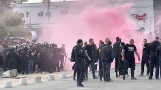 ULTRASII LUI U CLUJ AU AJUNS LA STADION FANII LUI DINAMO IAU INSOTIT PENTRU MECIUL CU STEAUA [upl. by Cari]