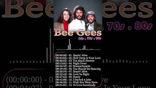 BeeGees 💋 Greatest Hits Full Album 🔍 The Best Songs Of BeeGees Playlist Short 9 [upl. by Namad]