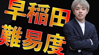 早稲田大学入試難易度ランキング [upl. by Cort]