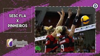 Sesc Flamengo x Pinheiros  Melhores Momentos  Superliga Feminina 2324 [upl. by Ahsilem]