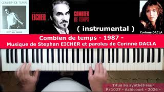 Combien de temps  1987  Musique de Stephan EICHER paroles de Corinne DACLA [upl. by Bertold]