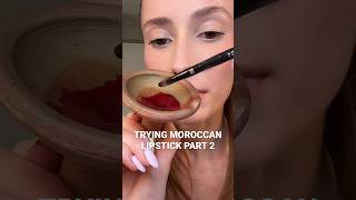 Moroccan lipstick PART 2♥️ makeupshorts makeup makeuptutorial lipstick [upl. by Shanahan]