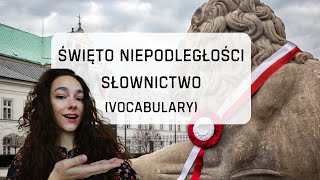 Słownictwo na Dzień Niepodległości  Słownictwo dla każdego A1C1 Fiszki do Nauki Polskiego [upl. by Neron]