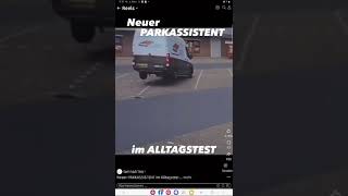 NEUER PARKASSISTENT🤣 carcrashes car broken kaputt automobile car [upl. by Anelad]