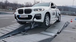 BMW X3 M40i 2018 offroad  wheel articulation xDrive test [upl. by Boaten17]