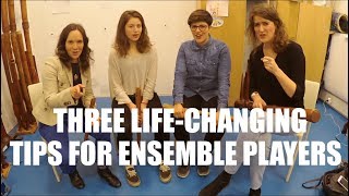 Episode 10 Three lifechanging tips for ensemble players [upl. by Fairlie]