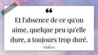 Et labsence de ce quon aime quelque peu quelle dure a toujours trop duré [upl. by Akire]