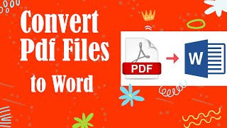 Convert PDF Files to Word artificial intelligence tool [upl. by Inobe595]