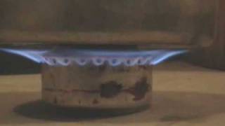 Alcohol Stove 4 Open Jet [upl. by Benetta]