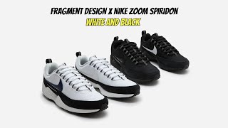 Fragment Design x Nike Zoom Spiridon White and Black [upl. by Schouten]