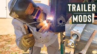 Trailer Hitch Modifications Repair Mobile Welding Central Oklahoma [upl. by Osei]