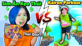 Mèo Simmy PHÁT ÓI Vì Kairon Parkour Té 1 Mạng Phải Ăn Kẹo SIÊU THÚI [upl. by Ballman]