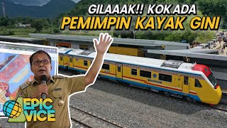 Jokowi Tetap Gasspoll Walau Walikota Makassar Menolak Kereta Api di Sulawesi [upl. by Sheelah743]