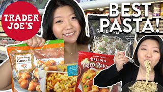 TRADER JOES PASTA HAUL Top Frozen Foods to Buy 2022 Gnocchi Cacio E Pepe amp MORE [upl. by Angeli315]