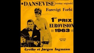 Dansevise  Grethe amp Jorgen Ingmann 1963  Eurovision Songcontest Winner 1963 by Otto Francker [upl. by Nos]