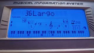 Casio CTK591 Piano Bank Part 3 3342 Screen [upl. by Acemat]