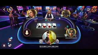 ZYNGA POKER  BIG TABLE  250 B  500 B [upl. by Izabel590]