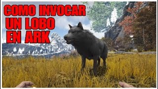 🐺COMO INVOCAR UN LOBO GIGANTE EN ARK COMANDO PARA SPAWNEAR LOBO GIGANTE EN ARK [upl. by Madelaine]