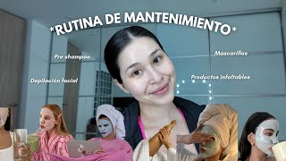 Rutina de mantenimiento Ducha depilación facial y pre shampoo [upl. by Esinal]