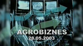 Agrobiznes TVP1  28052003  fragment emisji powtórkowej [upl. by Eilraep96]