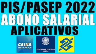 ABONO SALARIAL CONSULTAR PELOS APLICATIVOS PIS PASEP 2022 [upl. by Odnumyar]