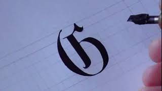 A Calligraphy Clip in Gothic Style [upl. by Scheld]