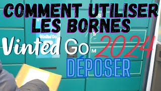 comment envoyer expédier déposer colis borne automatique vinted go locker facilement ça marche 2024 [upl. by Bopp]