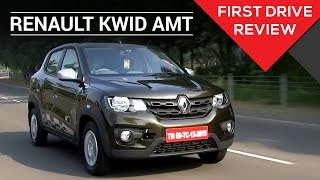 Renault Kwid 10 Easy R AMT  First Drive Review  Zigwheels [upl. by Cindee161]