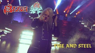 SAXON  Fire And Steel Official Video [upl. by Orton]