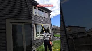 Window cleaning is so satisfying CleanTok cleancleaningtiktok cleaningvideo windowcleaning [upl. by Nnovahs957]