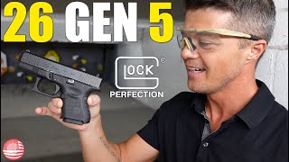 Glock 26 Gen 5 Review Another AWESOME Compact Glock 9mm [upl. by Lainad]