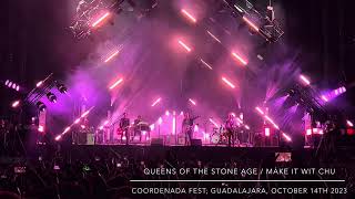 QOTSA playing Make It Wit Chu live at Coordenada Fest 2023 Guadalajara Mexico October 14th 2023 [upl. by Husch]