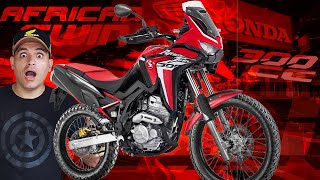 AFRICAN TWIN 300 2022  SERA  MOTOR DA XRE 300 CARENAGEM CRF 1000L AFRICAN TWIN [upl. by Gemperle]