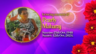 The Cremation Service Of Pearly Maharaj [upl. by Mastat]