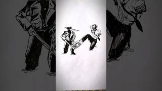 Speed Drawing StickMan ChainsawMan amp Katana man 😳 shorts anime drawing chainsawman [upl. by Amitarp]