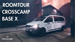 Roomtour CROSSCAMP BASE X  Urban Camper auf Mercedes Vito 4x4 Basis alle Features erklärt [upl. by Annahc610]