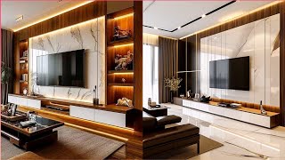 100 Modern Luxury TV Unit Designs 2025 Top TV Wall Unit Design Ideas 2025Modern TV Cabinet Designs [upl. by Vivl]