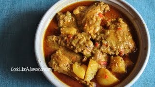 Jamaican Curry Chicken Recipe Video [upl. by Celik151]