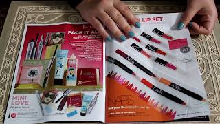 ASMR Page Turning  Ulta Magazine Aug 17  No Mat ScratchingNo Marker [upl. by Desberg207]