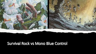 Premodern League 1403 Round 6  Survival Rock vs Mono Blue Control  102024 [upl. by Caz]