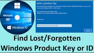 How To Find LostForgotten Windows Product Key or ID [upl. by Rosenkranz]