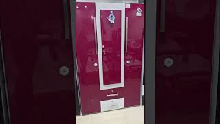 New design 3 door almari coffee amp red colour godrej lock ytshorts [upl. by Huberty466]