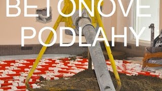 Betonové podlahy pro podlahové topení [upl. by Akirret52]