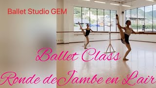 Ballet Studio GEM Class Ronde de Jambe en L’air [upl. by Regen]