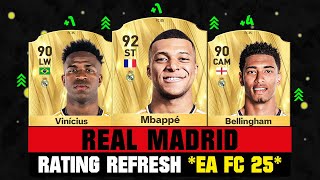 FIFA 25  REAL MADRID PLAYER RATINGS EA FC 25 😱🔥 ft Mbappe Vinicius Bellingham… [upl. by Toblat737]