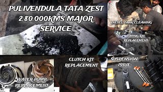 PULIVENDULA TATA ZEST  280000KMS  MAJOR SERVICE [upl. by Jamnes722]