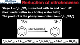 201 Reduction of nitrobenzene HL [upl. by Conias]