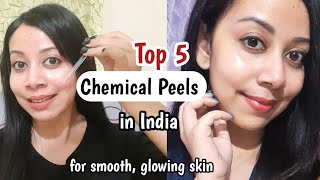 Top 5 Chemical Peels amp Exfoliators Foxtale aha bha serum Minimalist aha bha skincare [upl. by Nananne]