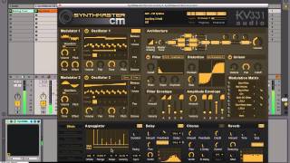 Arpeggiator sequencing with SynthMaster CM [upl. by Etnoj]